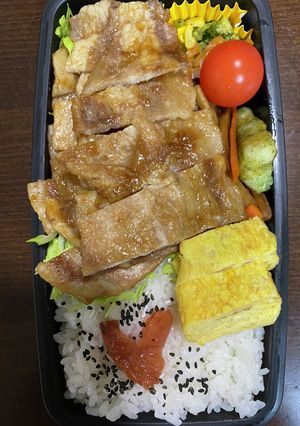 頑張るパパへ㊸生姜焼き弁当-レシピのメイン写真