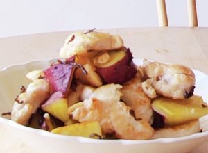 鶏肉とさつま芋の旨塩バター☆弁当☆ささみ-レシピのメイン写真