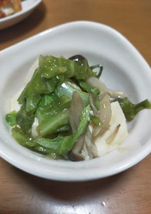 キャベツと豆腐の中華炒め-レシピのメイン写真