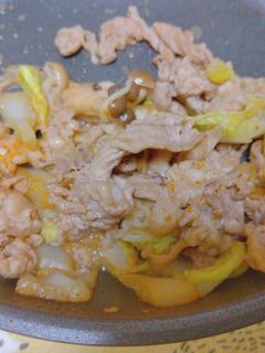 しめじと白菜と豚肉のポン酢炒め-レシピのメイン写真