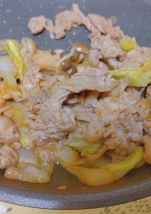 しめじと白菜と豚肉のポン酢炒め-レシピのメイン写真