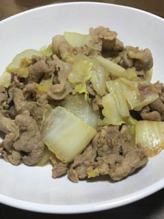 エバラ黄金の味で作る豚コマ白菜-レシピのメイン写真
