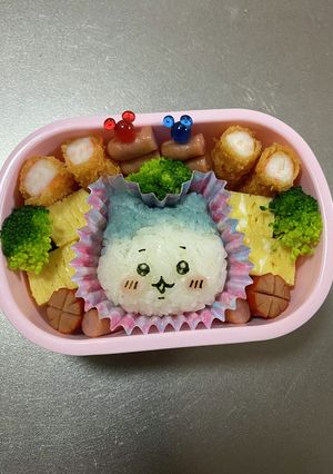ちいかわハチワレキャラ弁♪♪-レシピのメイン写真