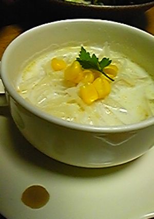 シャキシャキ♪新じゃがで牛乳スープ-レシピのメイン写真