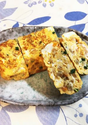 給食の「切り干し大根入り卵焼き」♡お弁当-レシピのメイン写真