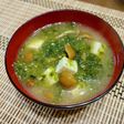 あおさ入りの『なめこ汁』