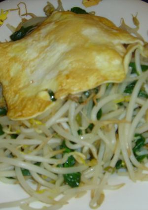 ご飯が進む！もやしとホウレン草の炒め物☆-レシピのメイン写真