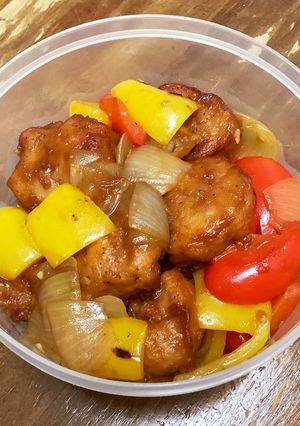 唐揚げとパプリカの甘酢あん-レシピのメイン写真