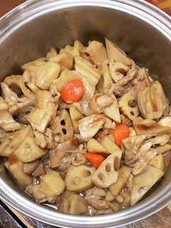 鶏肉とれんこんの煮物-レシピのメイン写真