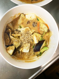 茄子椎茸きな粉ピリ辛味噌炒味八宝回鍋肉風-レシピのメイン写真
