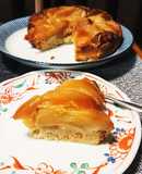 マロンクリーム入り炊飯器リンゴケーキ