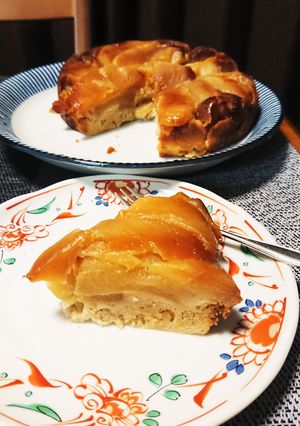 マロンクリーム入り炊飯器リンゴケーキ-レシピのメイン写真