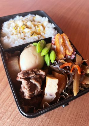 2023.12/13 高校生男子お弁当-レシピのメイン写真