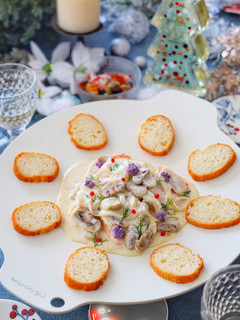 Xmas サーモンのサワークリーム煮-レシピのメイン写真