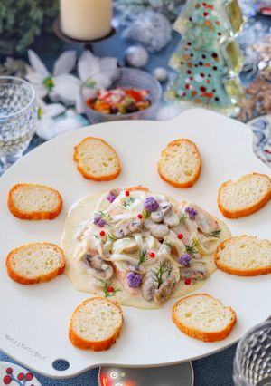 Xmas サーモンのサワークリーム煮-レシピのメイン写真