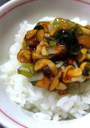 冬の定番ごはんのおとも/おみ漬けなめこ-レシピのメイン写真