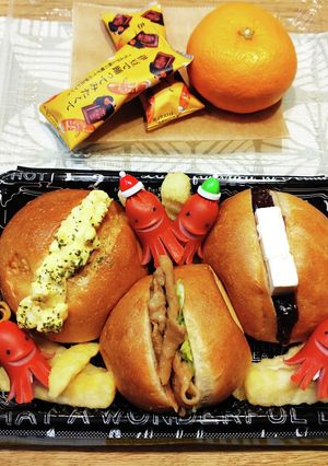 高１！男子弁当！ソフトフランスパン106-レシピのメイン写真