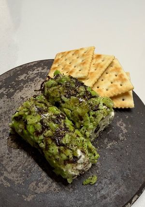 枝豆塩昆布クリームチーズログ-レシピのメイン写真