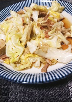 キャベツとベーコンのオイスターソース焼き-レシピのメイン写真