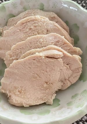 超簡単・鶏むねの白だし煮-レシピのメイン写真