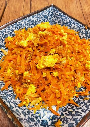沖縄料理！子供も大好きなにんじんしりしり-レシピのメイン写真