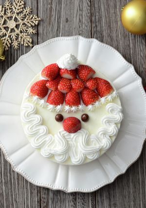 サンタクロースレアチーズケーキ-レシピのメイン写真