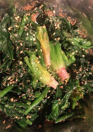 【減塩副菜】ほうれん草のごま和え-レシピのメイン写真