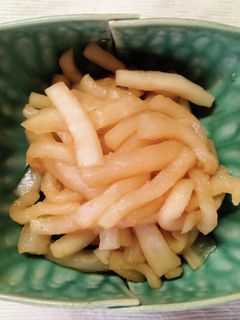 簡単 酢の物 大根の わさびポン酢漬け-レシピのメイン写真