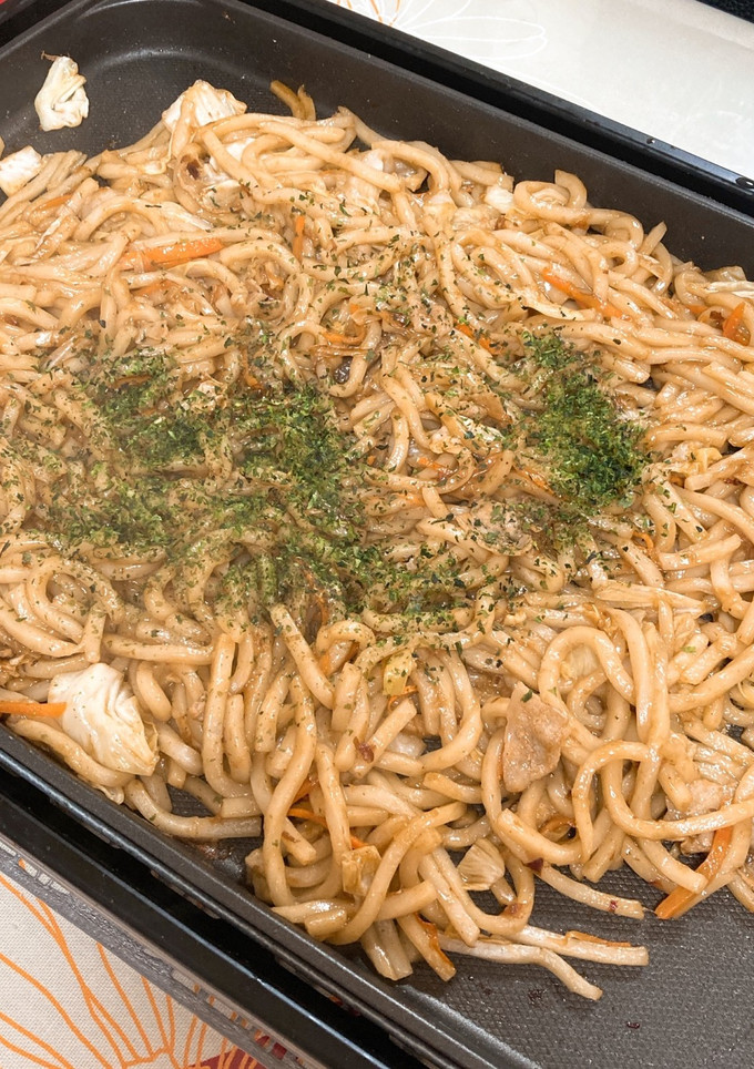 普通の焼きうどん-レシピのメイン写真