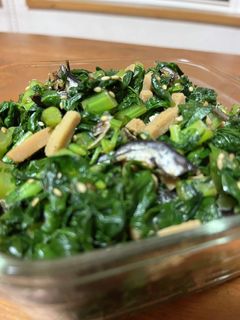 大根葉とギザミ高野豆腐の炒めもの-レシピのメイン写真