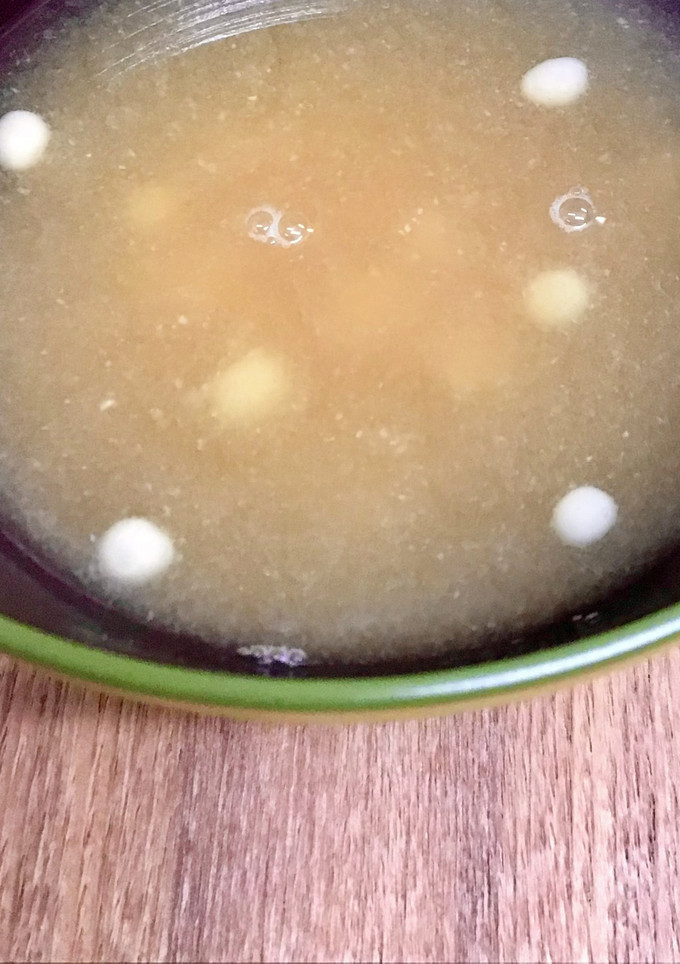 ゆうげの味噌汁/なんちゃってエノキ氷！？-レシピのメイン写真