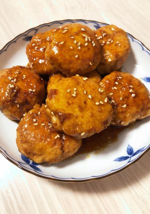 えのきと豆腐でふわふわヘルシー鶏つくね-レシピのメイン写真