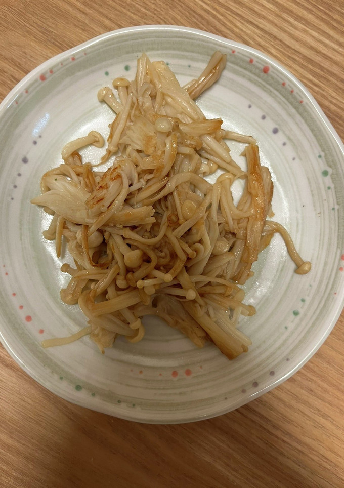 自分メモ　えのきのニンニク醤油炒め-レシピのメイン写真