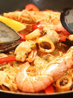 フライパンで!パエリアの作り方-レシピのメイン写真