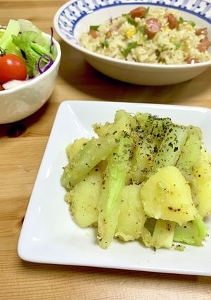 ブロッコリーの茎で簡単スモールディッシュ-レシピのメイン写真