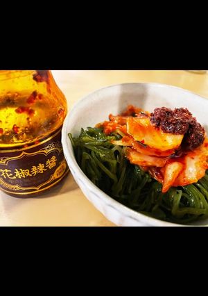 【業務スーパー】食べラーキムチめかぶ-レシピのメイン写真