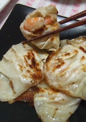 食べてビックリ!?えび＆チーズ餃子.*゜-レシピのメイン写真