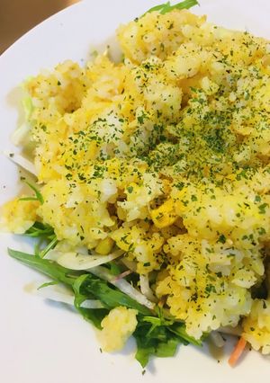 カップスープの素でつくる●玉子チャーハン-レシピのメイン写真