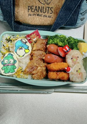 高校男子弁当 サンリオ 焼売くん-レシピのメイン写真