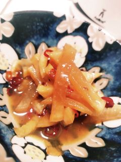 大根の醤油漬け-レシピのメイン写真