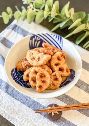 【蓮根の唐揚げ】野菜嫌いの息子も爆食!-レシピのメイン写真
