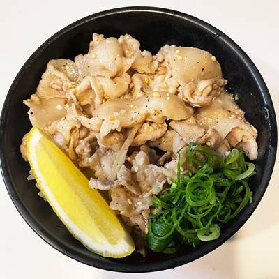 はなまるうどん風【塩豚丼】