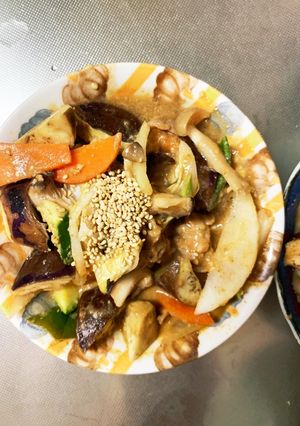 トマト生姜焼味豚こま白菜回鍋肉青椒肉絲風-レシピのメイン写真