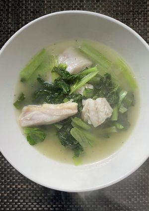 鱈とターサイの鶏ガラスープ炒め煮-レシピのメイン写真