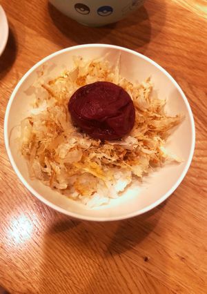 簡単梅干しと鰹節ご飯-レシピのメイン写真