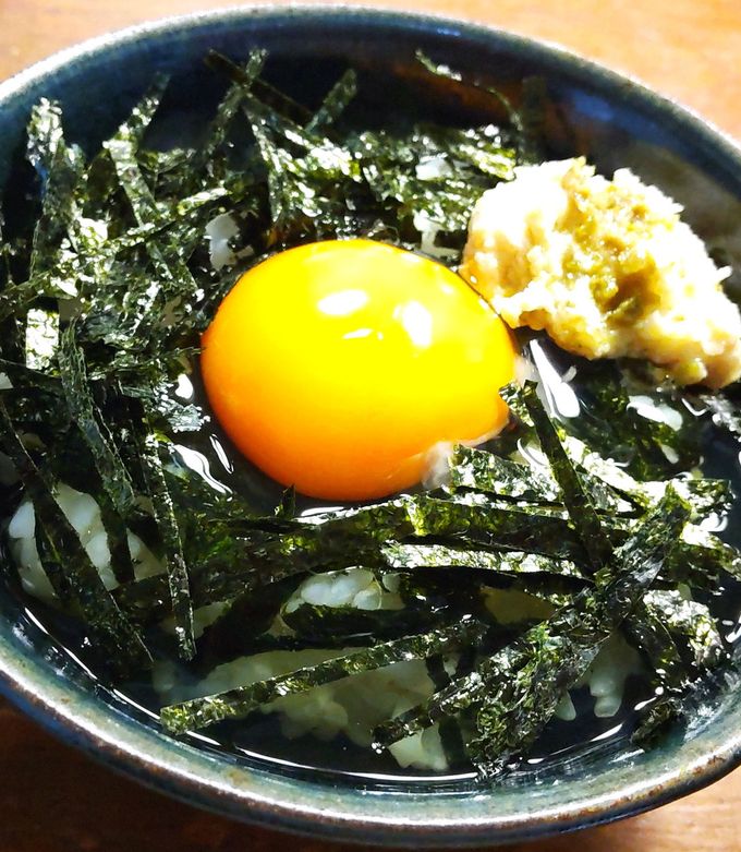 鮒寿司（鮒ずし）の飯（イイ）で卵かけご飯-レシピのメイン写真