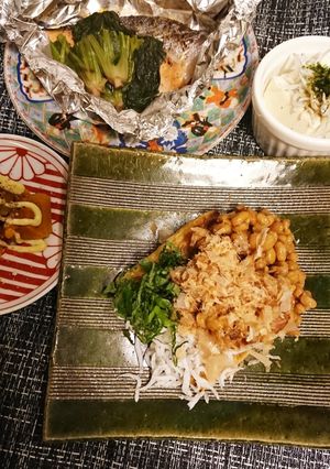 油揚げ納豆シラスのせ-レシピのメイン写真