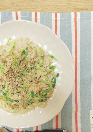 こんにゃくダイエット☆豆乳味噌パスタ-レシピのメイン写真
