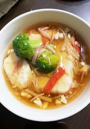 豆腐のカニカマ餡掛け-レシピのメイン写真