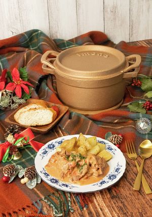 銅鍋てふてふで作る ビーフストロガノフ-レシピのメイン写真